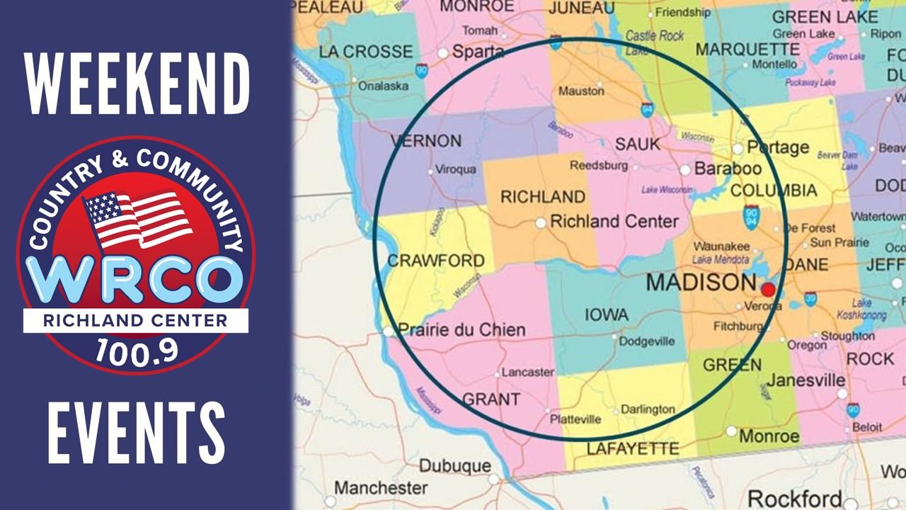 Events happening this weekend in the 53581 and beyond