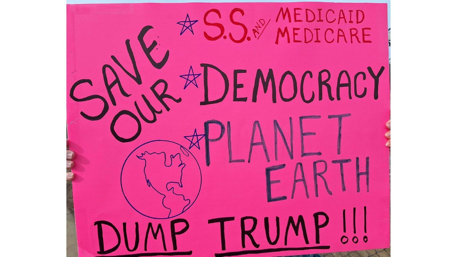 Protest in Wisconsin Rapids