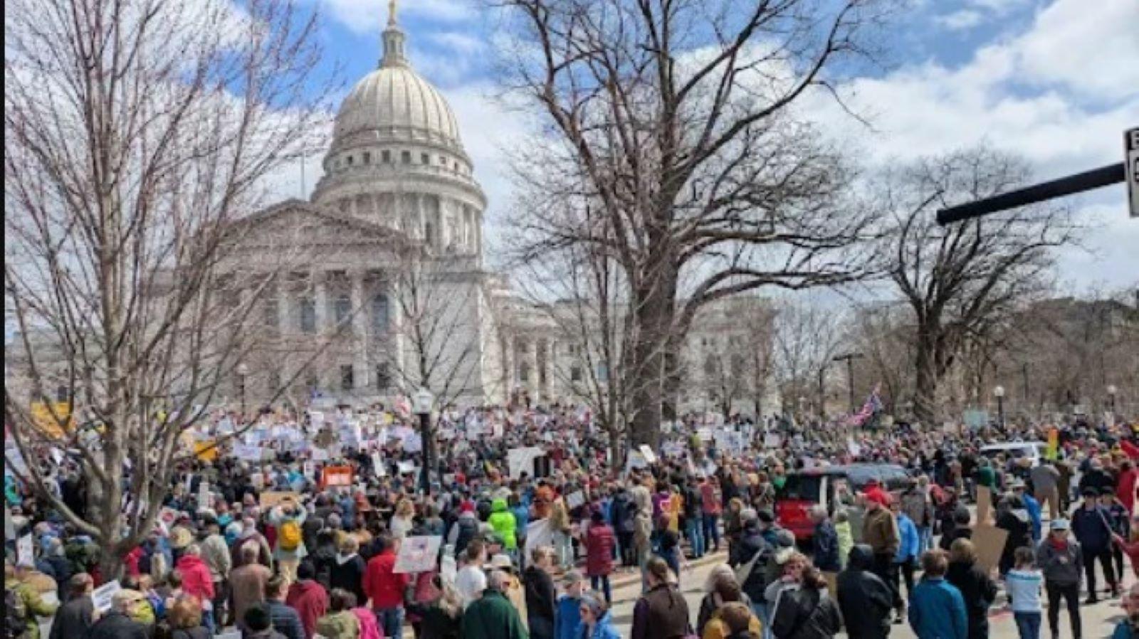 Protests in Wisconsin Join Those Across the Country