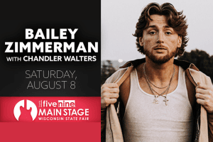 Bailey Zimmerman at the WI State Fair