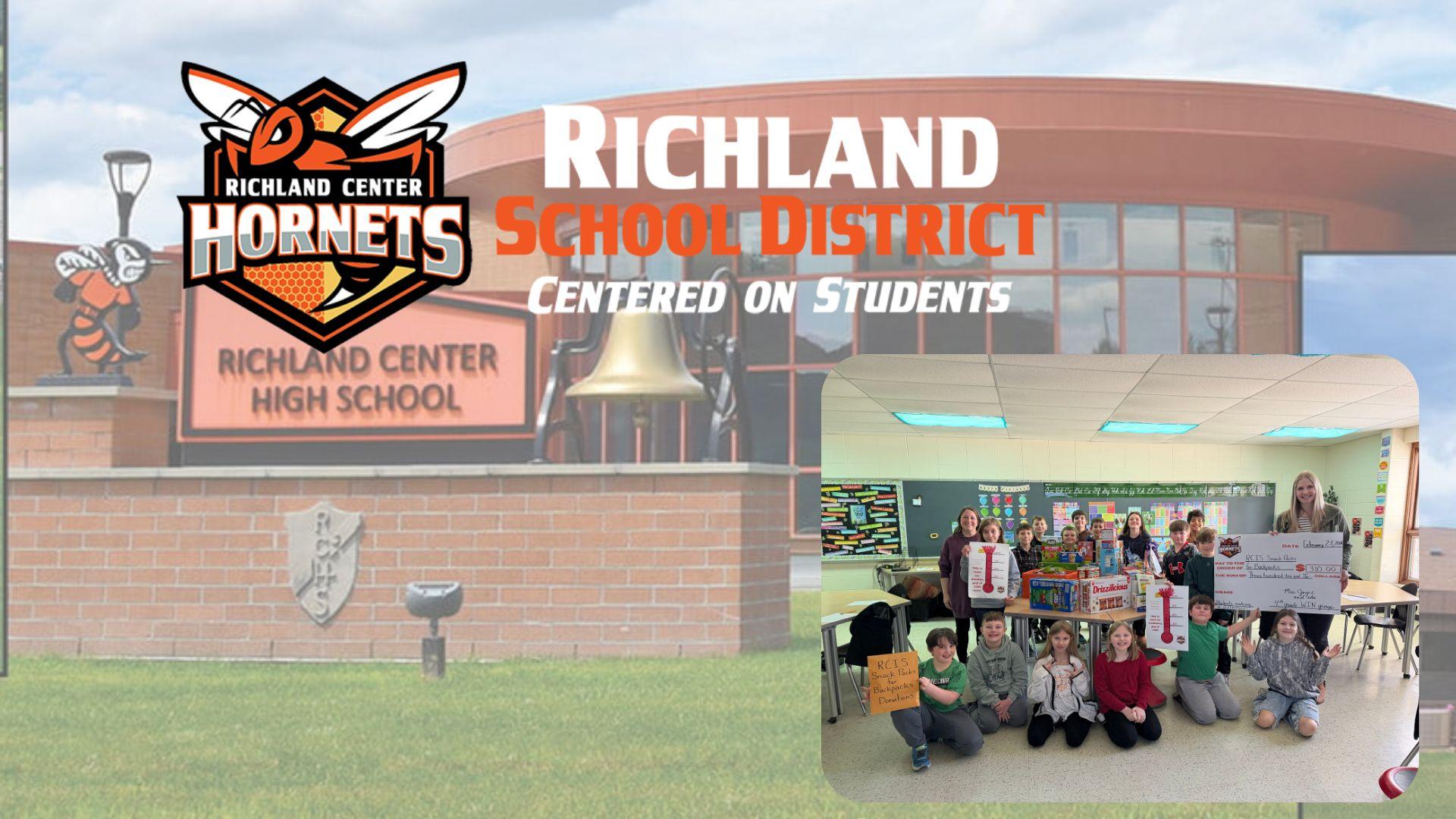 Richland Fourth Graders Lead Successful Food Drive to Support Local Students
